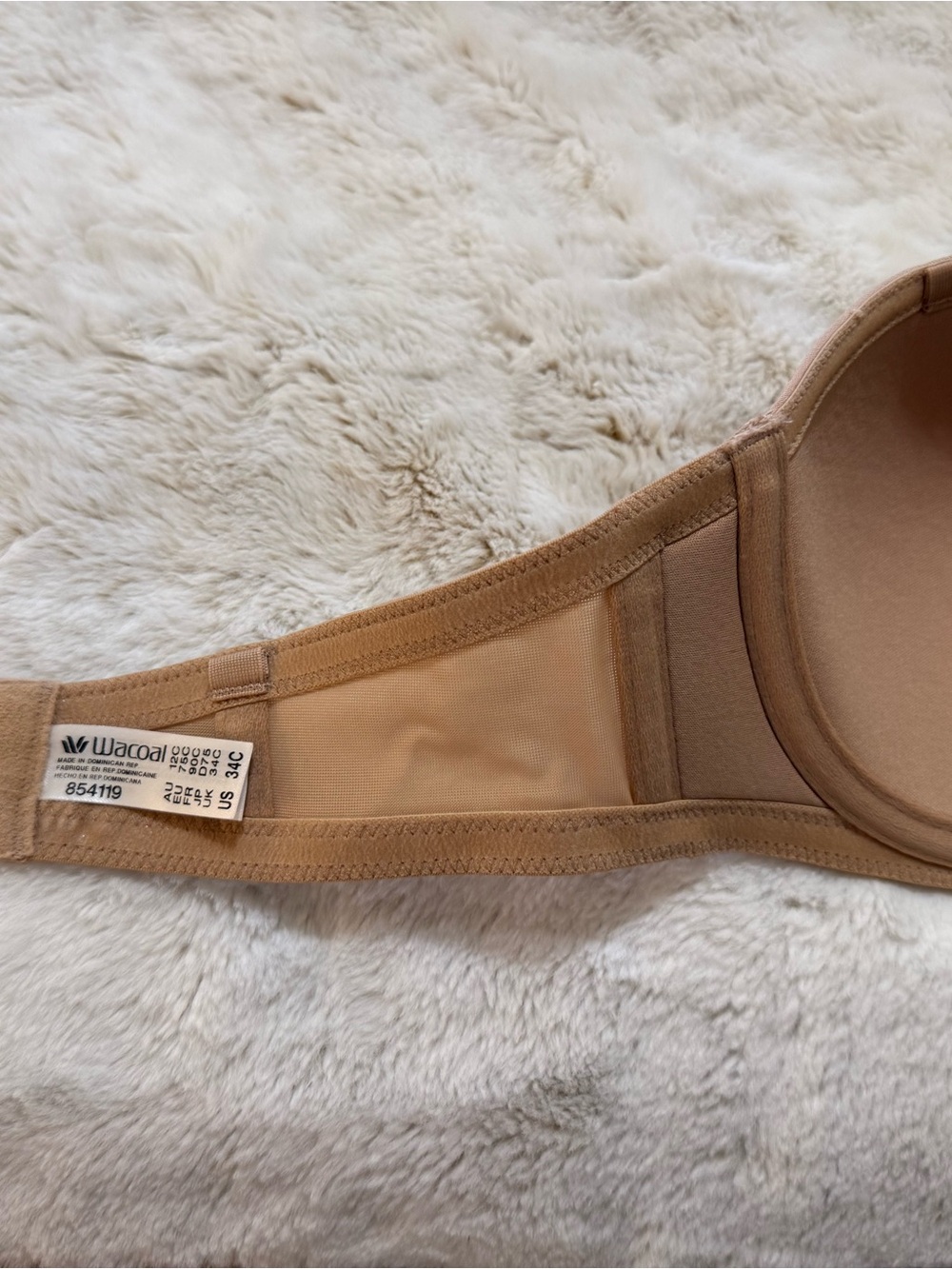 NEVER WORN - Wacoal Red Carpet Strapless Convertible Bra - Picture 4 of 4